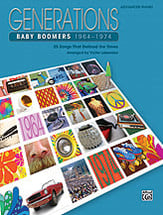 Generations Baby Boomers 1964-1974 piano sheet music cover